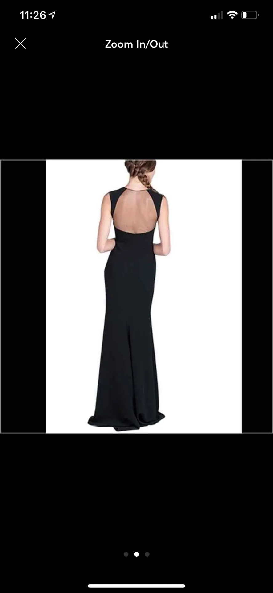 Badgley Mischka black gown. Dress image indicator(2)