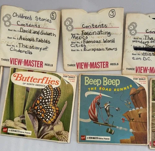 LARGE LOT 10 Vintage ViewMaster Reels image indicator(3)