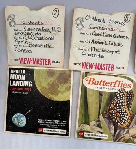 LARGE LOT 10 Vintage ViewMaster Reels image indicator(4)