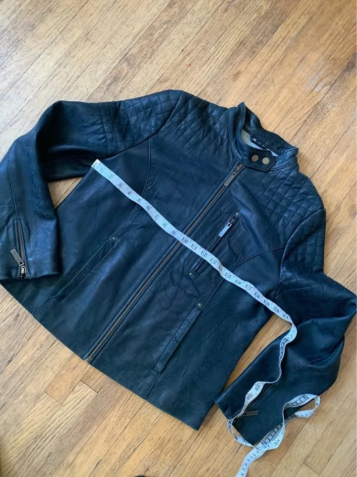 Gorgeous SUPER SUPPLE Black Leather Jacket🖤Women’s. image indicator(8)
