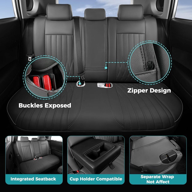 NEW Seat Covers Toyota RAV4 Prime SE Hybrid XSE Faux Leather - photo 5
