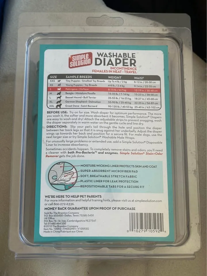 Dog supplies. Diaper (new) $10 Pull toy $10 image indicator(2)