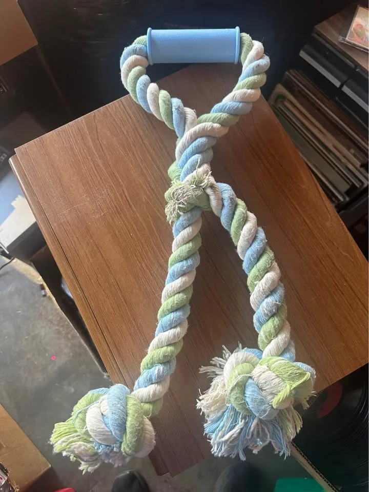 Dog supplies. Diaper (new) $10 Pull toy $10 image indicator(3)