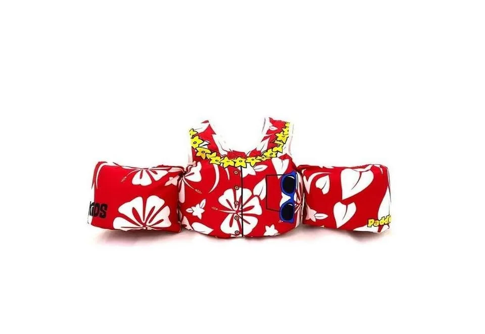 BRAND NEW Kids Swim Jacket with arm floaties 33-55 lbs image indicator(2)