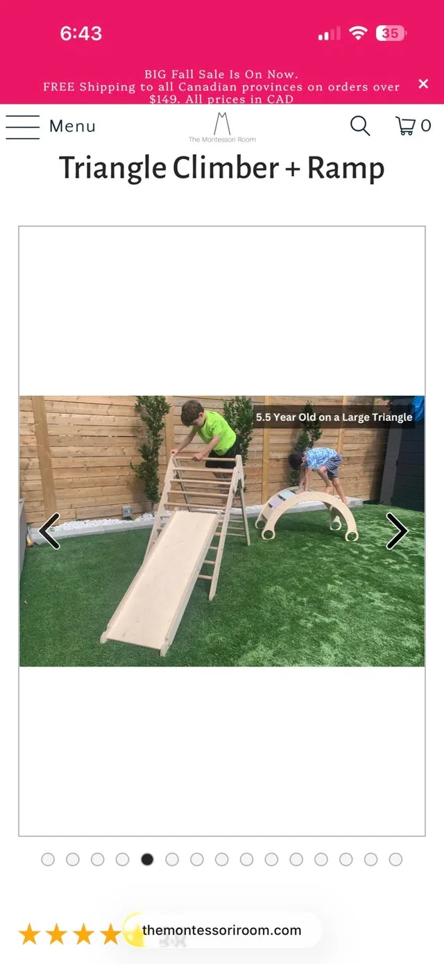 Pikler triangle climbing set image indicator(5)