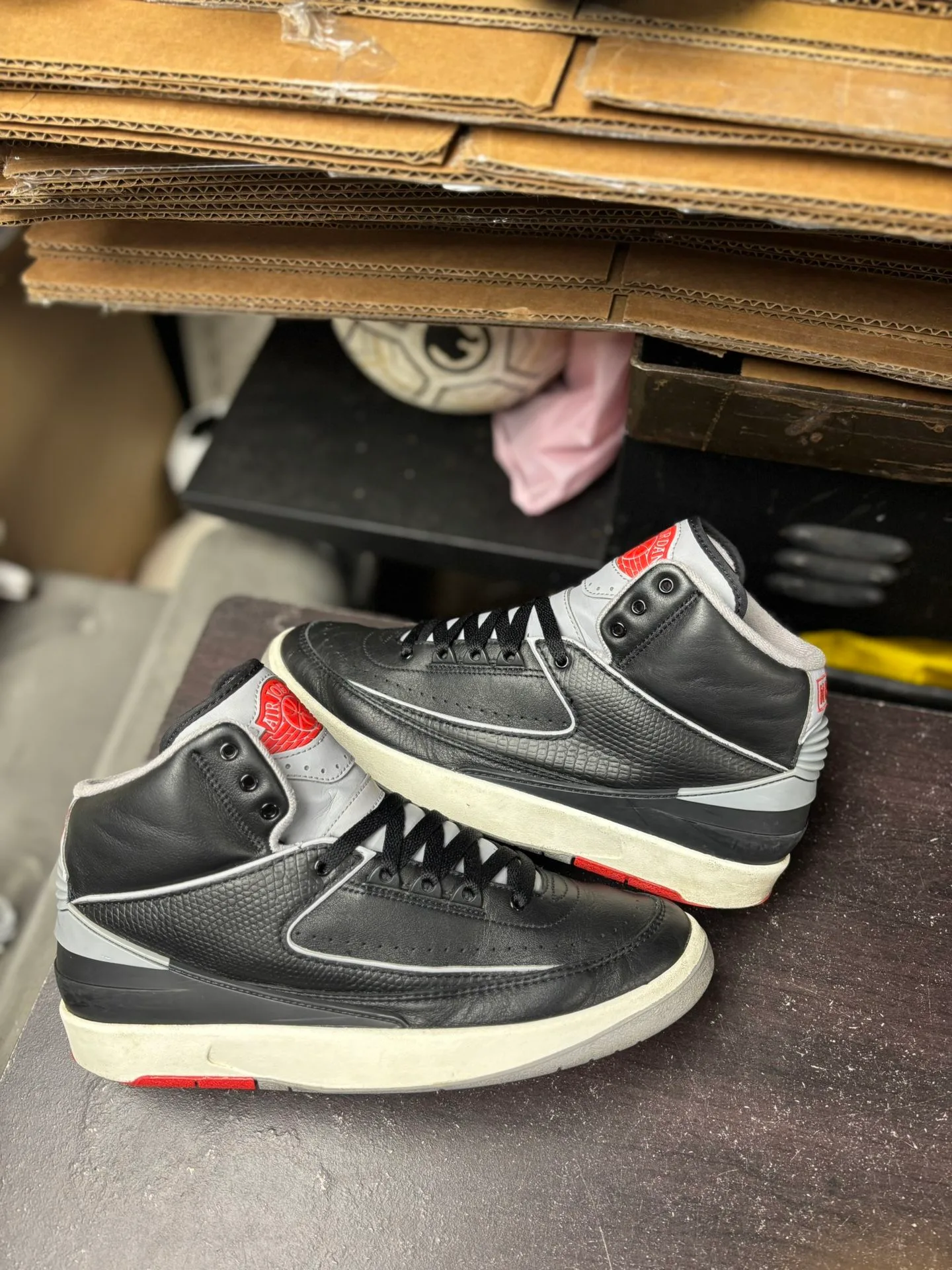 Air Jordan 2 Black Cement thumbnail