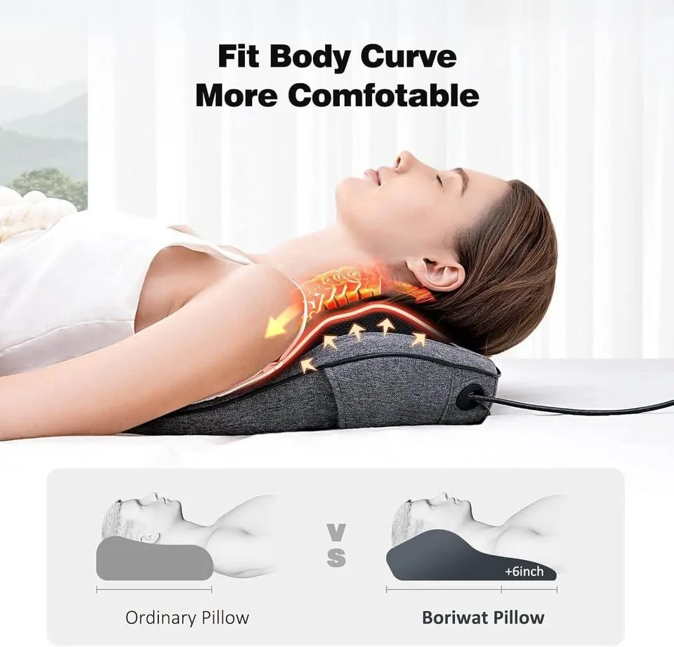 Shiatsu massage cushion with heat image indicator(3)