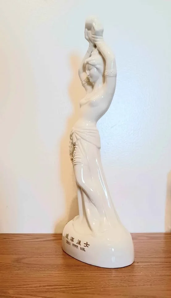 17.50" Stamped Textured Porcelain Chinese Statue image indicator(5)