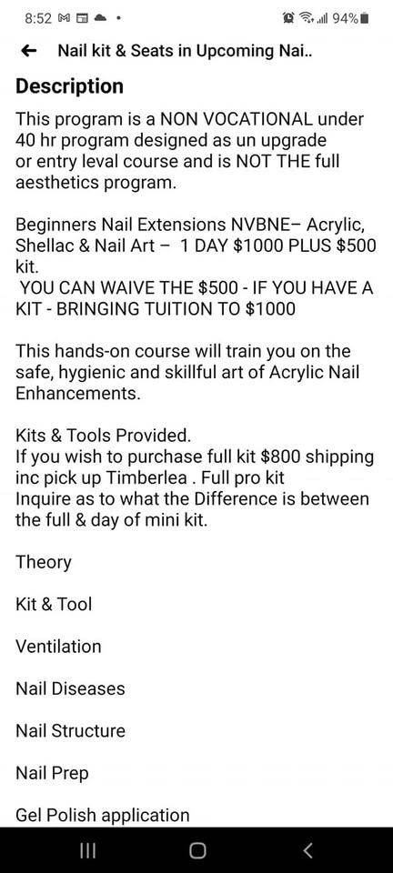 Acrylics Nail Extensions Kit