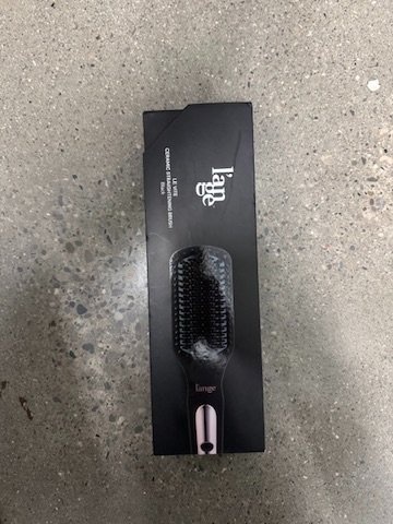 L’Ange Heated Straightening Brush – Brand New