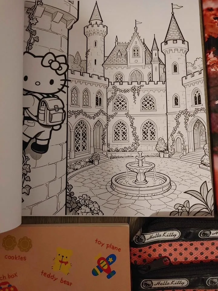 Hello Kitty Coloring Stationary Set image indicator(3)