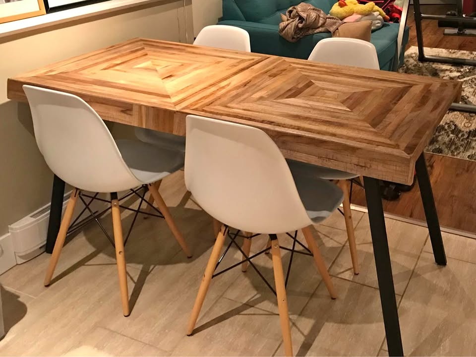 Structube teak wood dining table