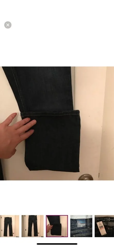 Brand new jeans with tag image indicator(3)