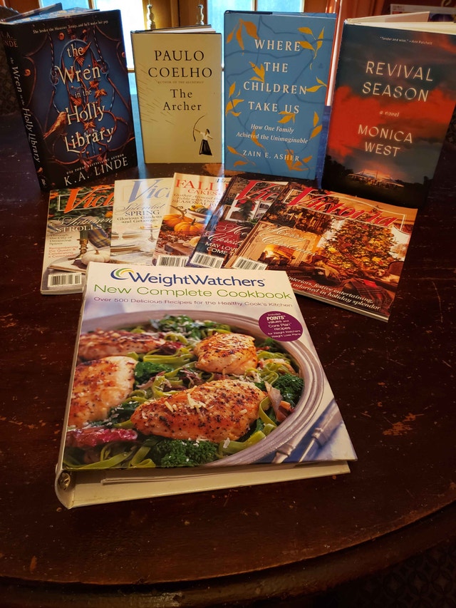 Hardcover Books & Victoria Magazines - New