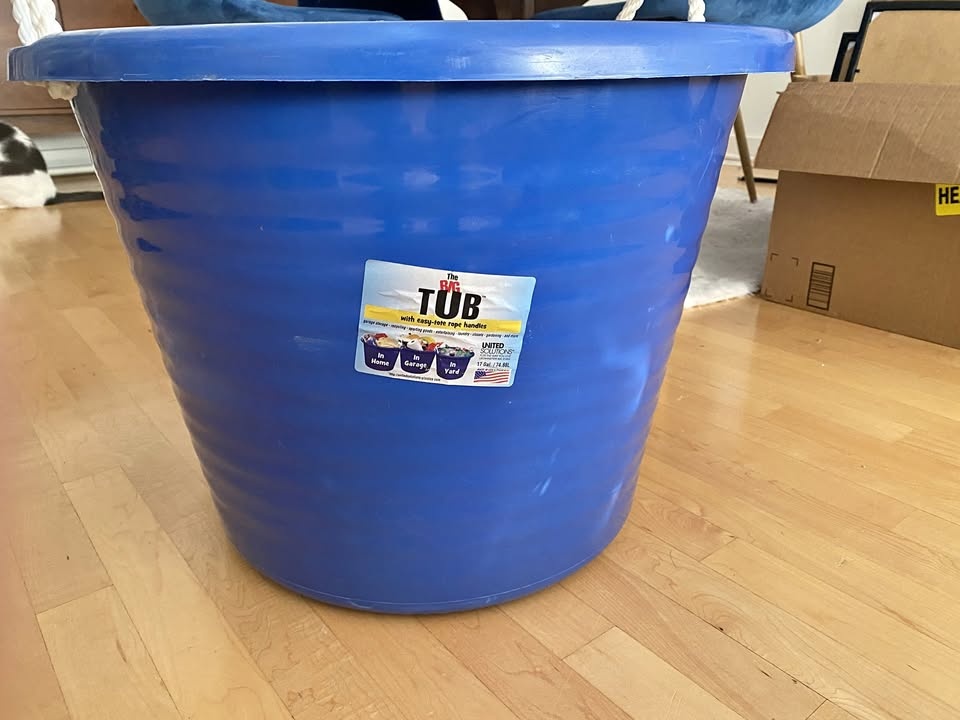 Blue Toy Tub
