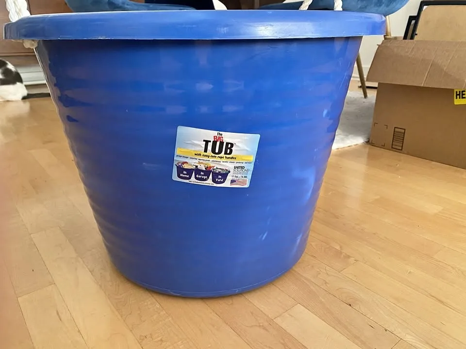 Blue Toy Tub