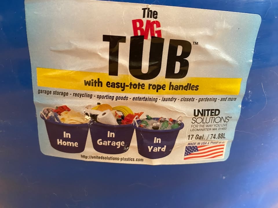 Blue Toy Tub - photo 2