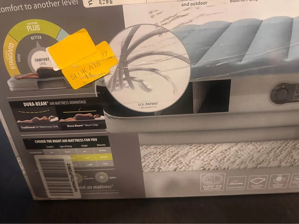 New Intex Air Mattress Queen Size Dura Beam Plus image indicator(3)