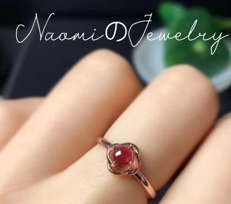 💍 Brand New Garnet Ring | Deep Red Elegance image indicator(2)