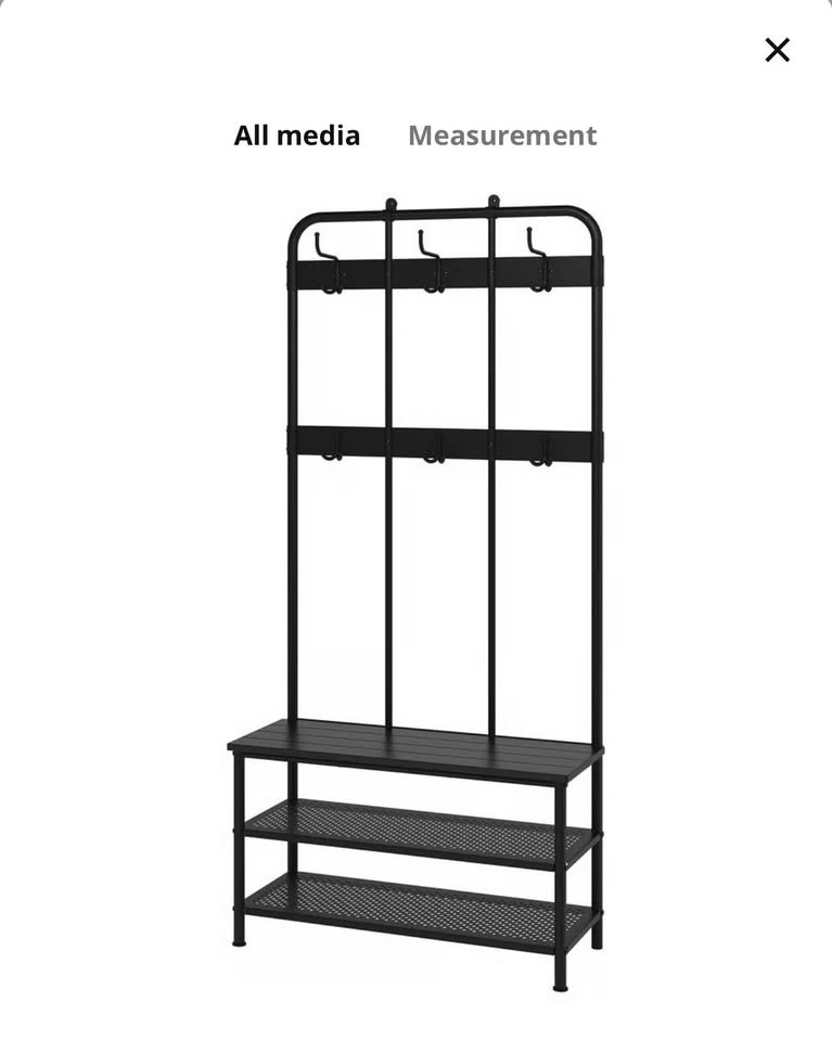 Shoe + Coat Rack – Like New - photo 4