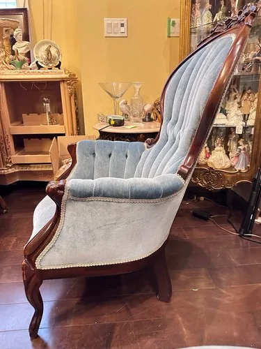 Vintage French Rococo Revival Accent Chairs (Pair) image indicator(6)