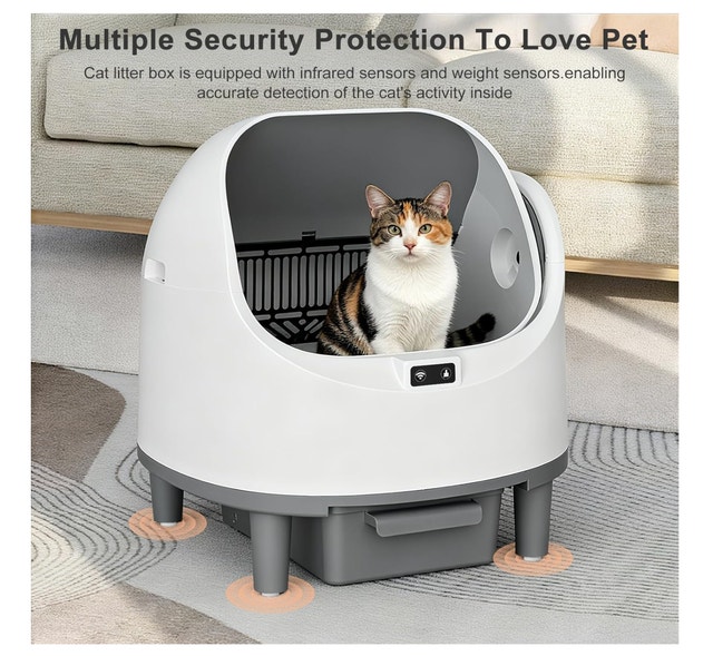 Open-Top Self-Cleaning Cat Litter Box - $280 - photo 2