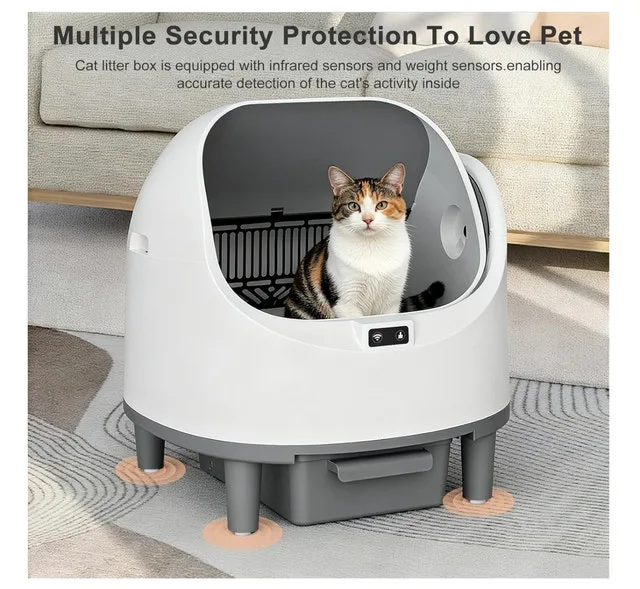 Open-Top Self-Cleaning Cat Litter Box - $300 image indicator(2)