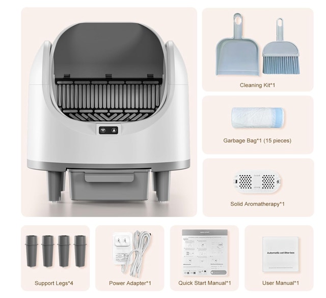 Open-Top Self-Cleaning Cat Litter Box - $280 - photo 3