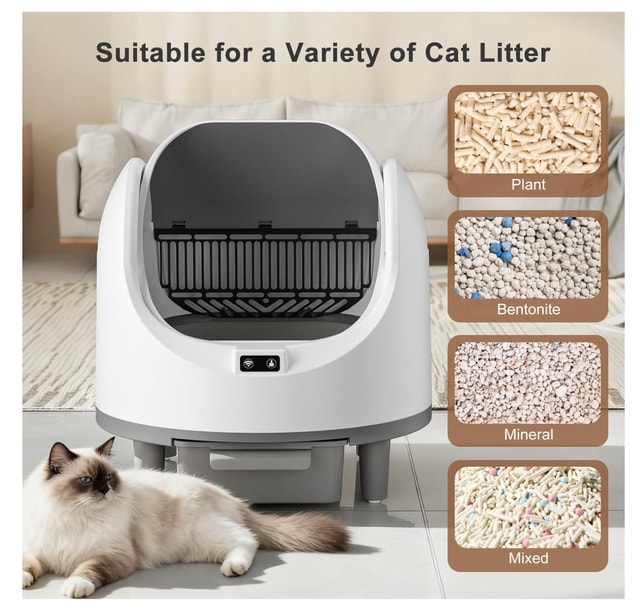 Open-Top Self-Cleaning Cat Litter Box - $280 - photo 5
