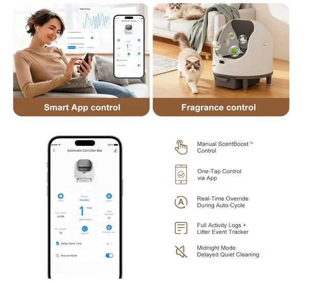 Open-Top Self-Cleaning Cat Litter Box - $300 image indicator(7)