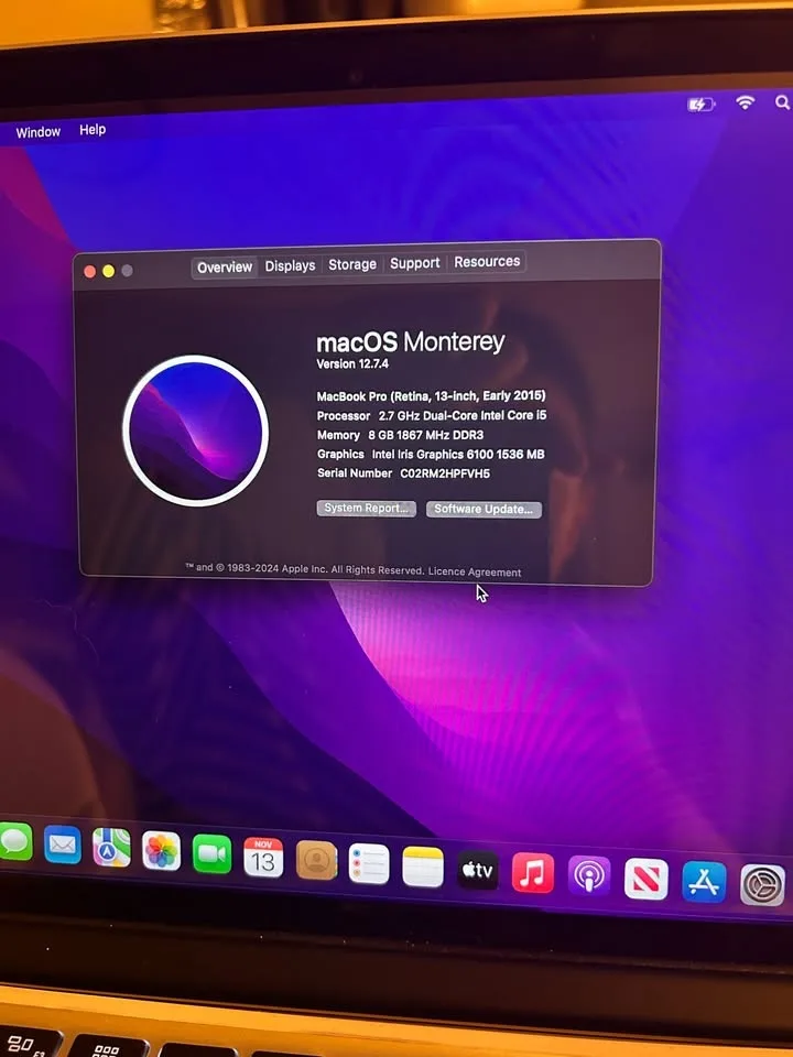 Macbook Pro 13'' Excellent condition image indicator(4)