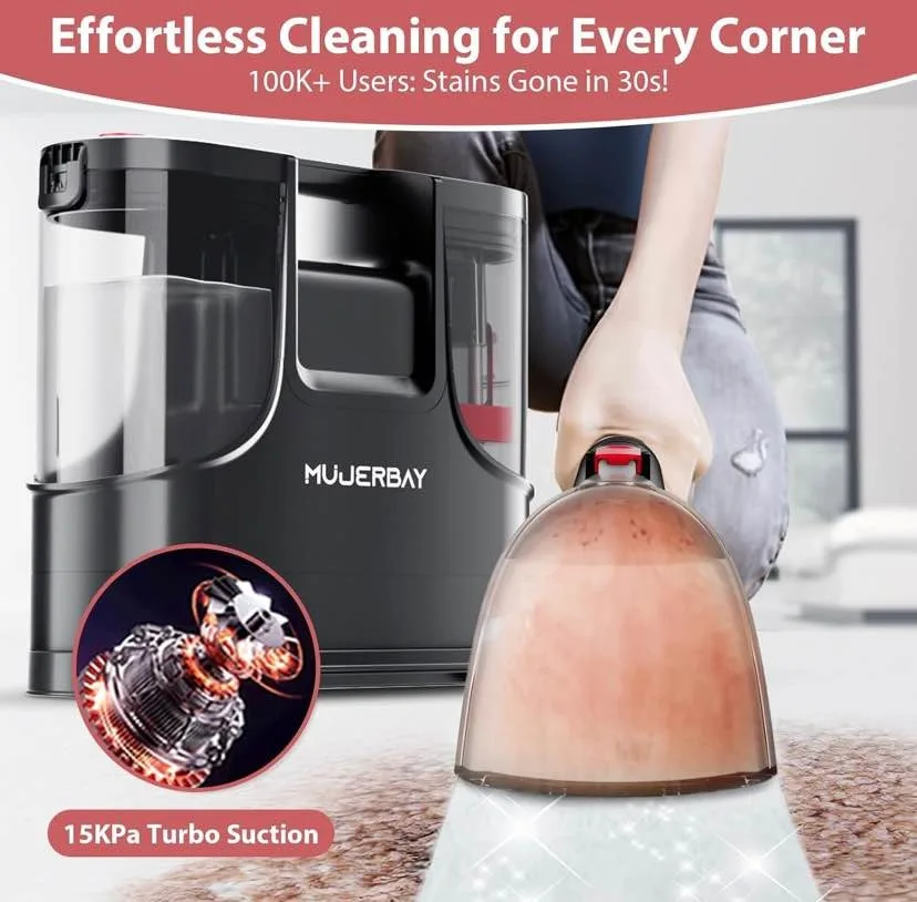MUJERBAY Carpet & Upholstery Spot Cleaner image indicator(2)