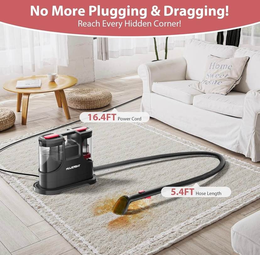 MUJERBAY Carpet & Upholstery Spot Cleaner - photo 5