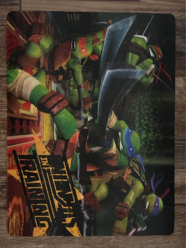 Ninja turtles puzzle - photo 2