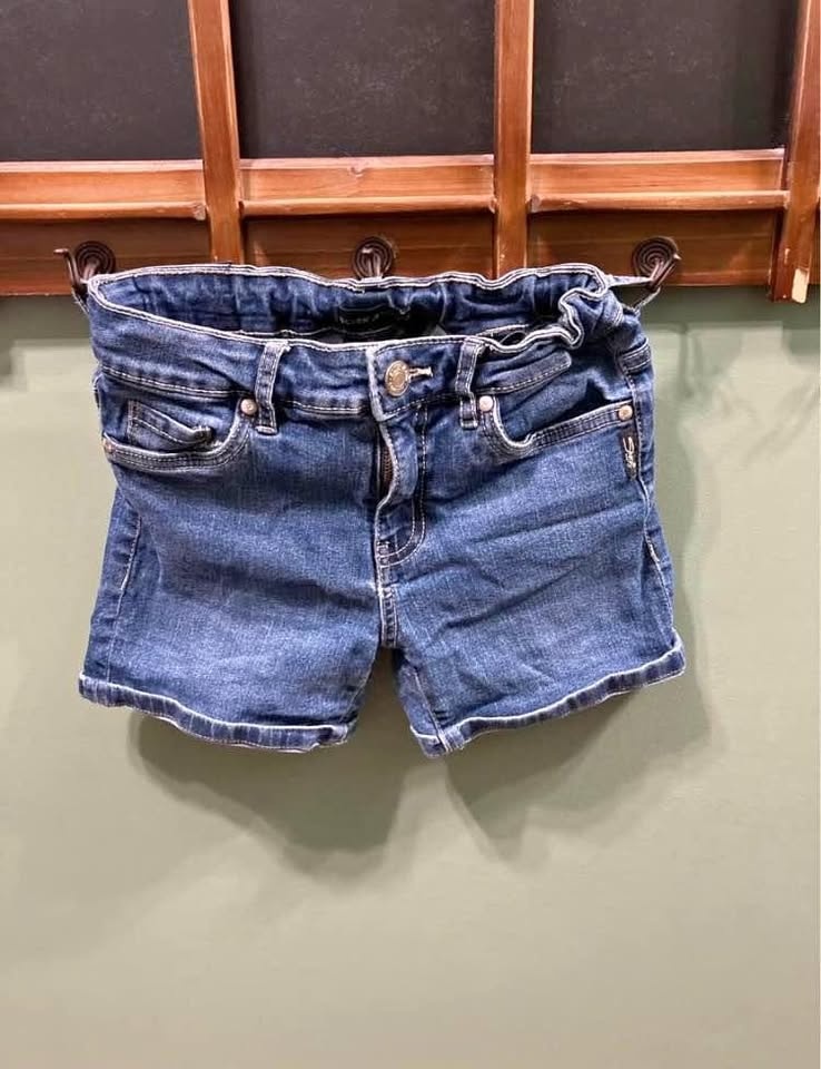 Girls Jean Shorts (Silver Jeans Lacy) - Size 10