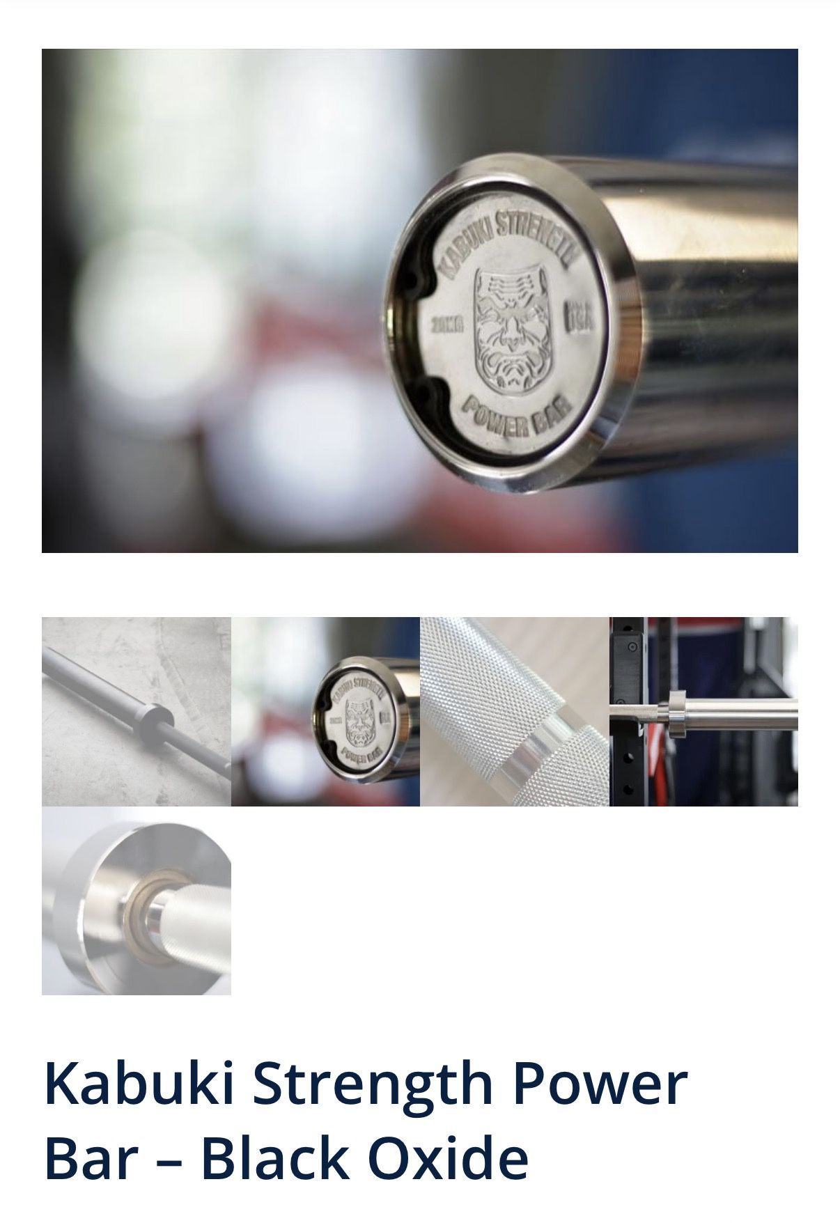 Kabuki Strength Olympic Power Barbell - photo 3