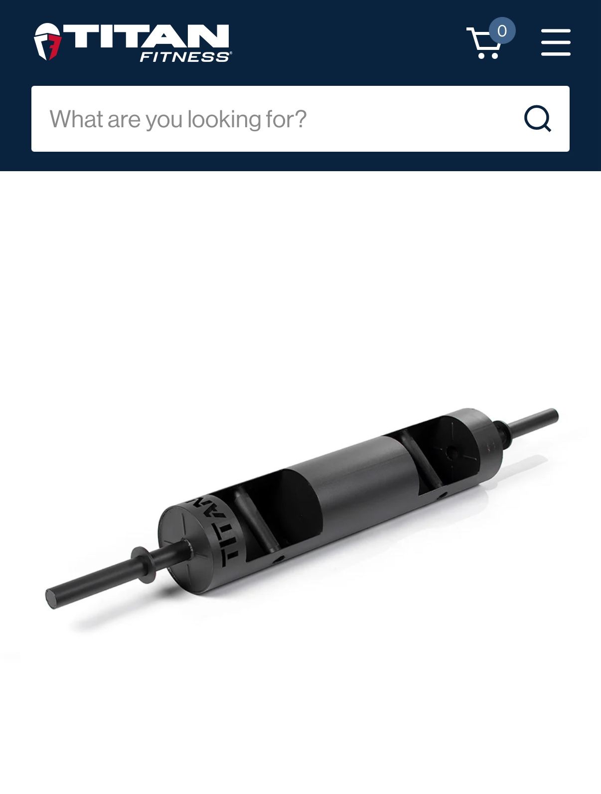 🚨Brand New🚨 10” Titan Fitness Rackable Strongman Log Barbell - photo 2