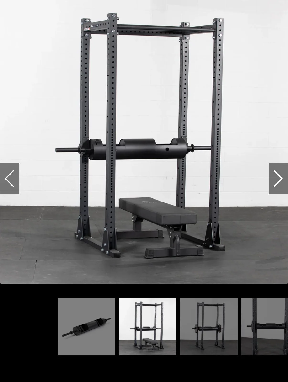 🚨Brand New🚨 10” Titan Fitness Rackable Strongman Log Barbell image indicator(5)