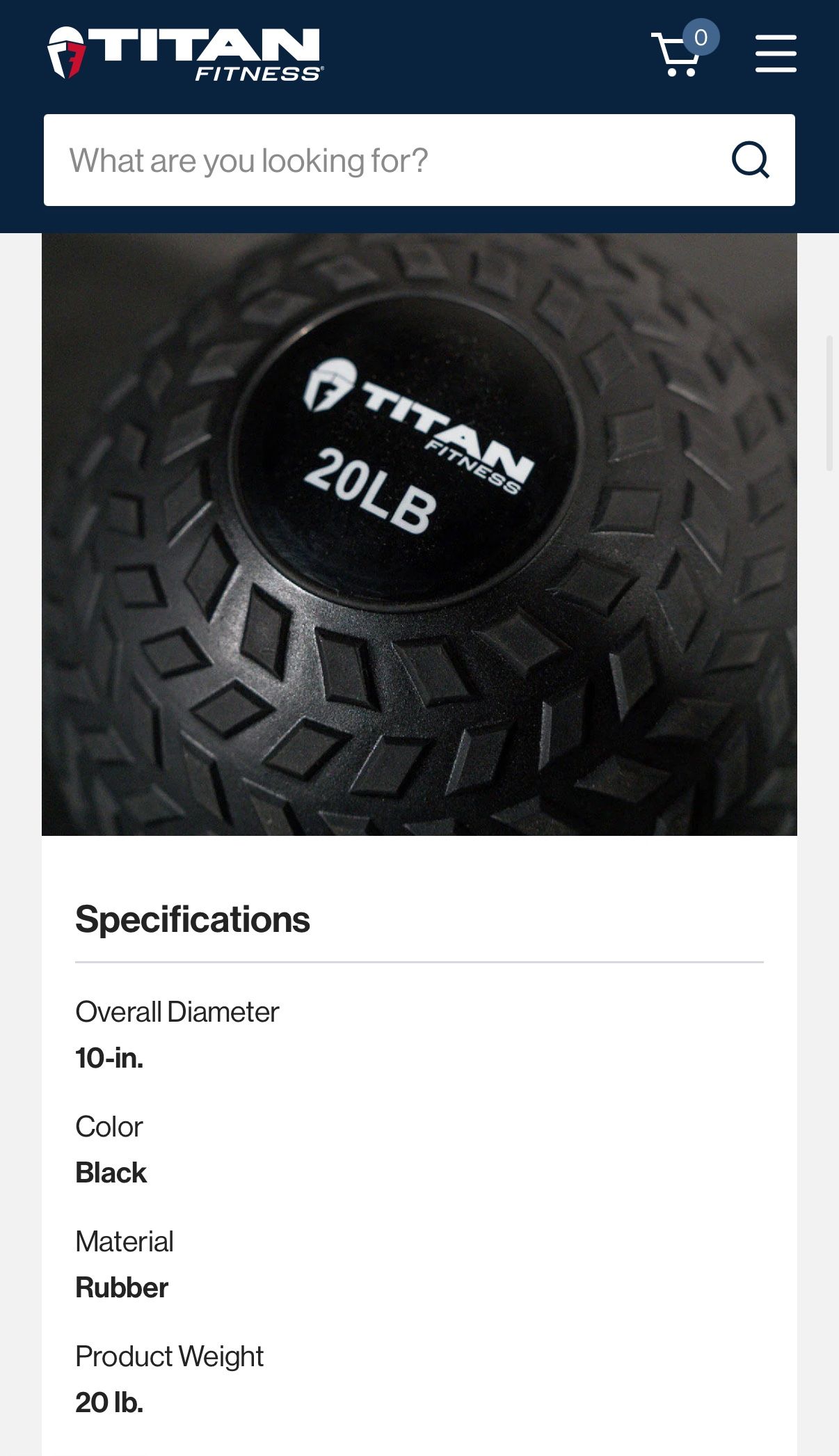 Titan Fitness 20 Pound Slam Ball - photo 3