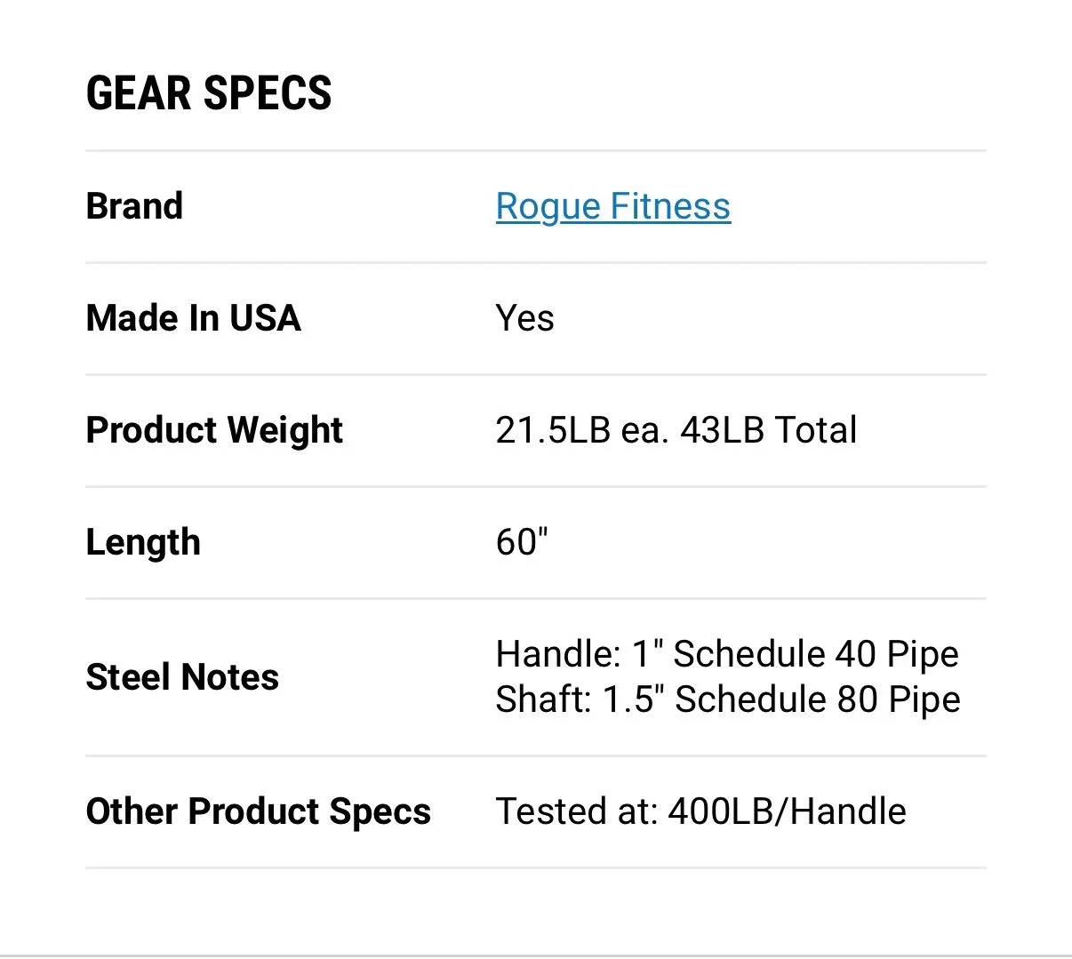 Rogue Fitness Strongman Farmers Walk Handles image indicator(6)