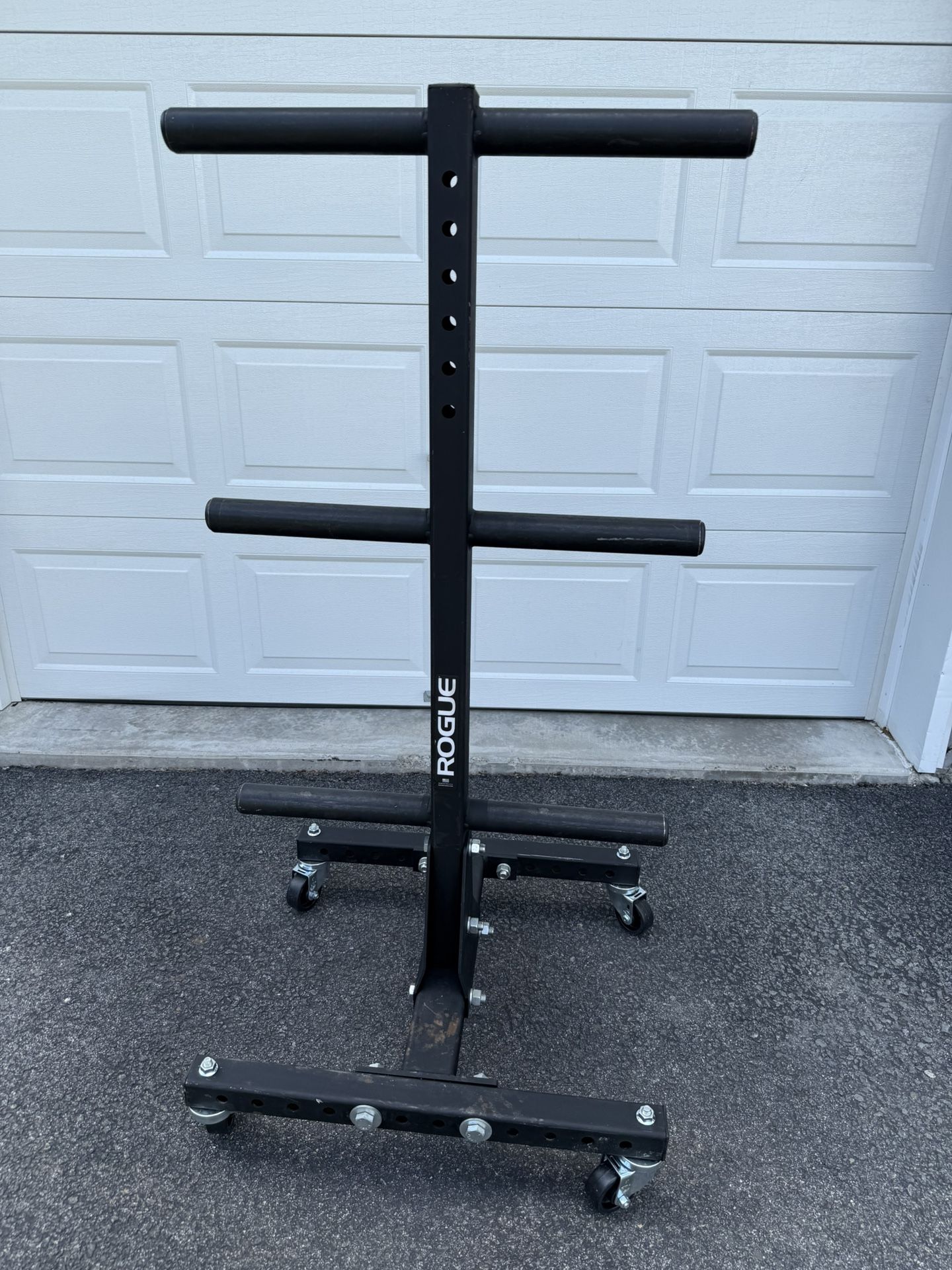 Rogue Fitness Vertical Olympic Weight Plate Storage Tree WITH WH
