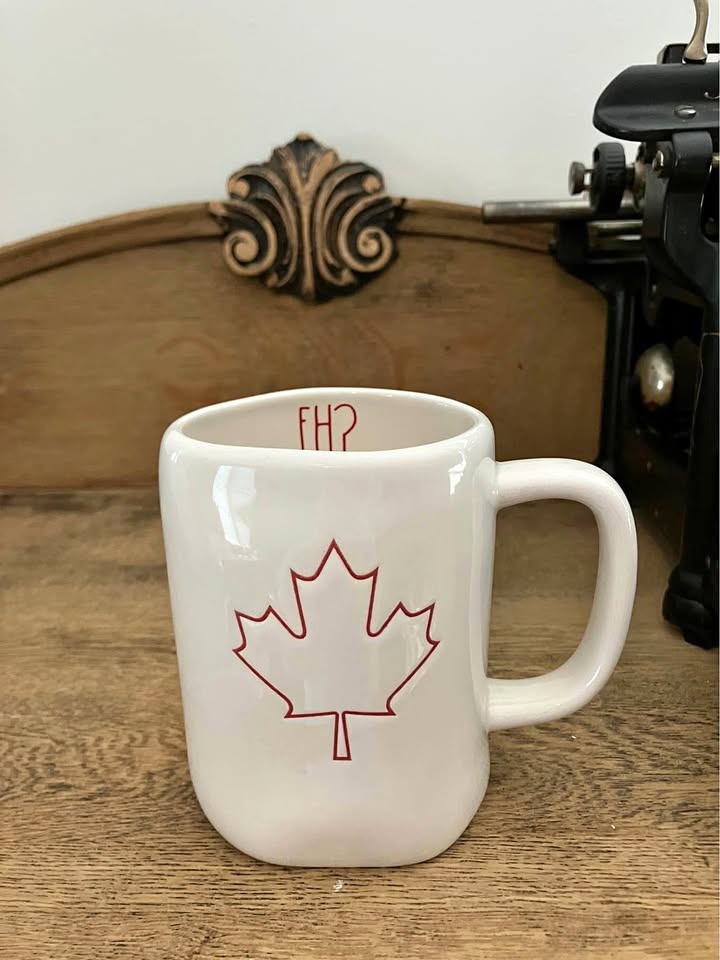 Rae Dunn 2021 Canada Day Mug Maple Leaf