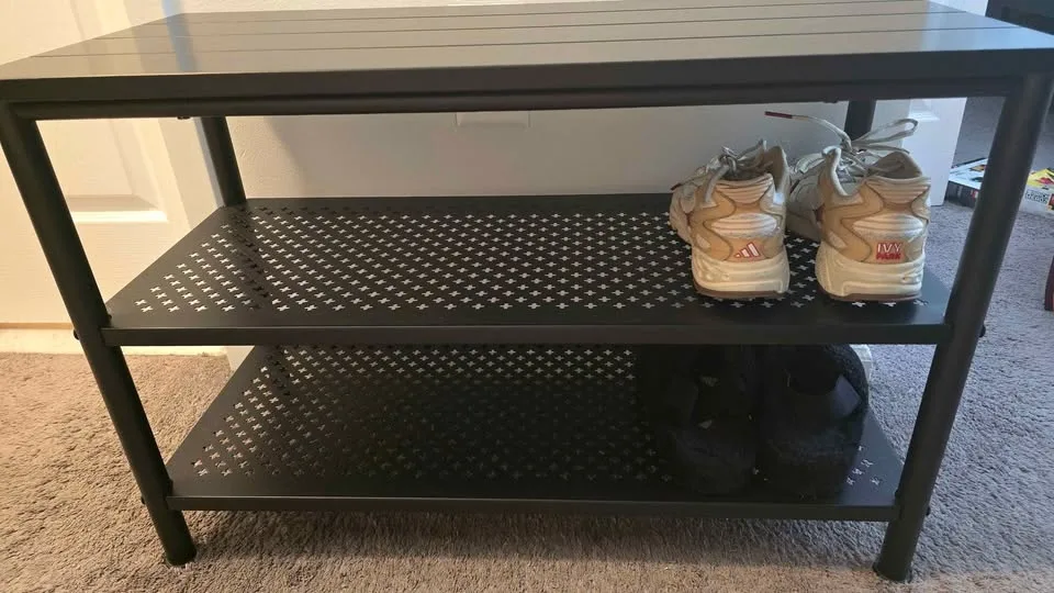 Shoe storage bench / shoe rack image indicator(2)