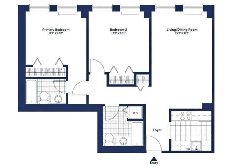 Master bedroom for rent image indicator(3)