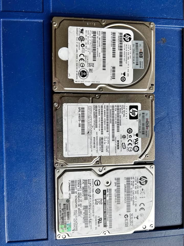 HP Hard Drives SAS AND SATA