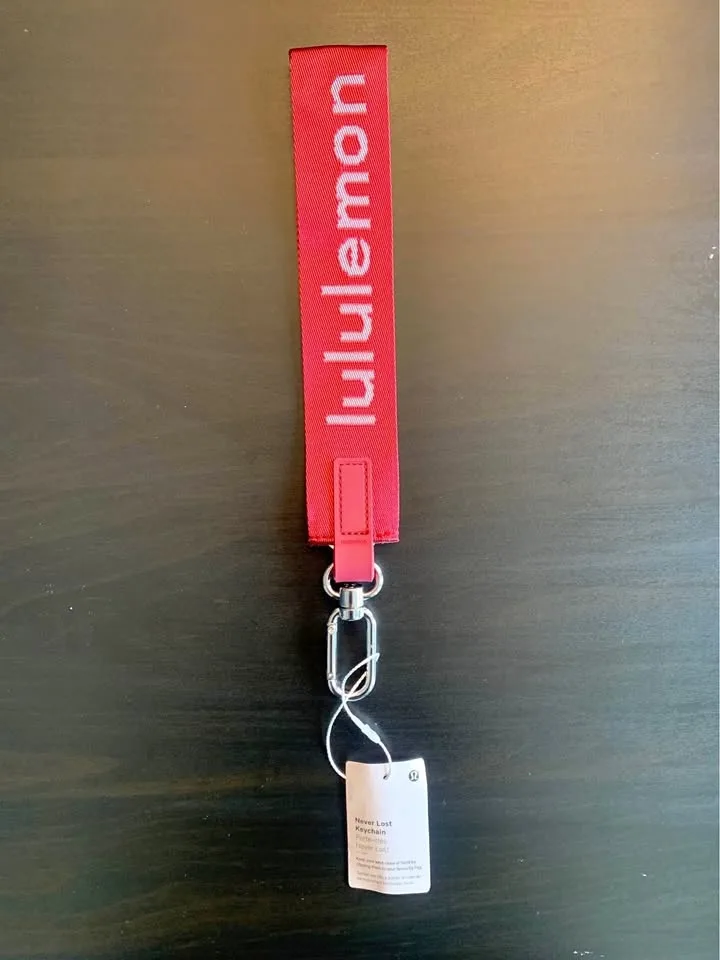 Lululemon Never Lost Keychain