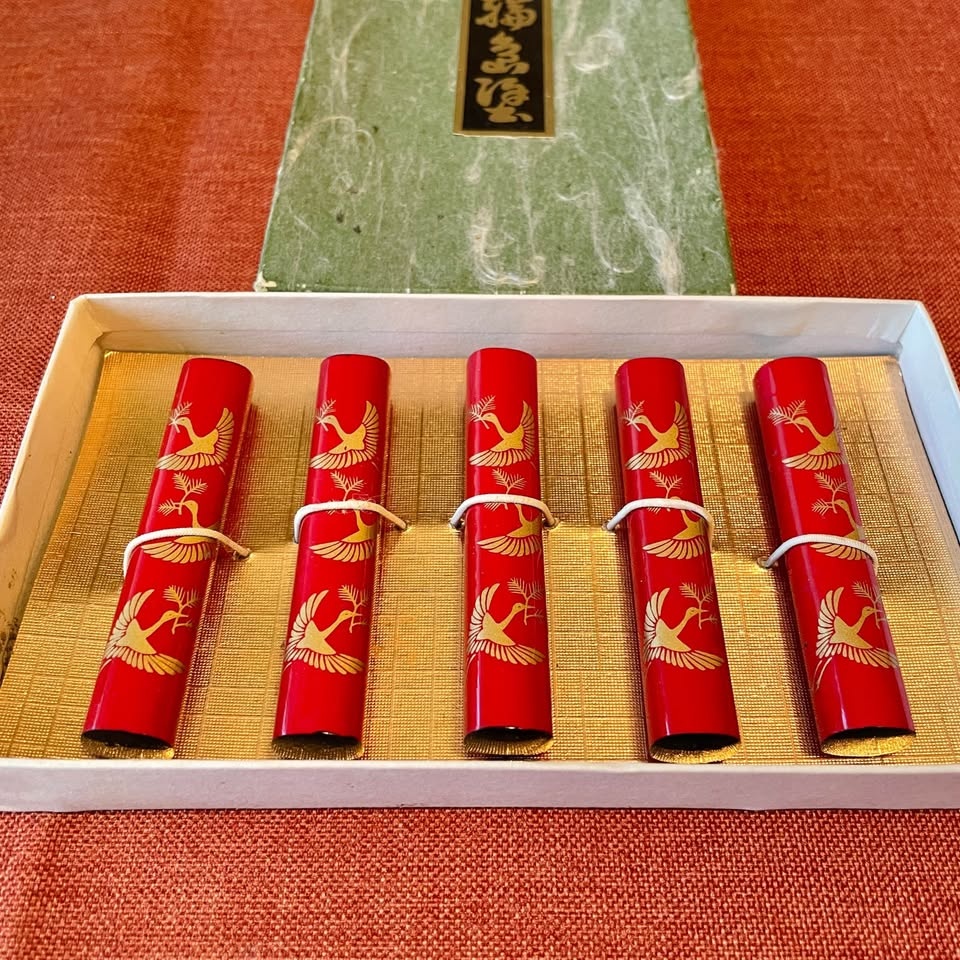 NEW✨Set of 5 Wajima Lacquer Chopstick Rests - photo 3