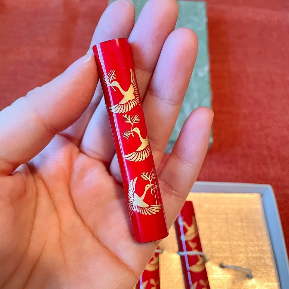 NEW✨Set of 5 Wajima Lacquer Chopstick Rests - photo 5