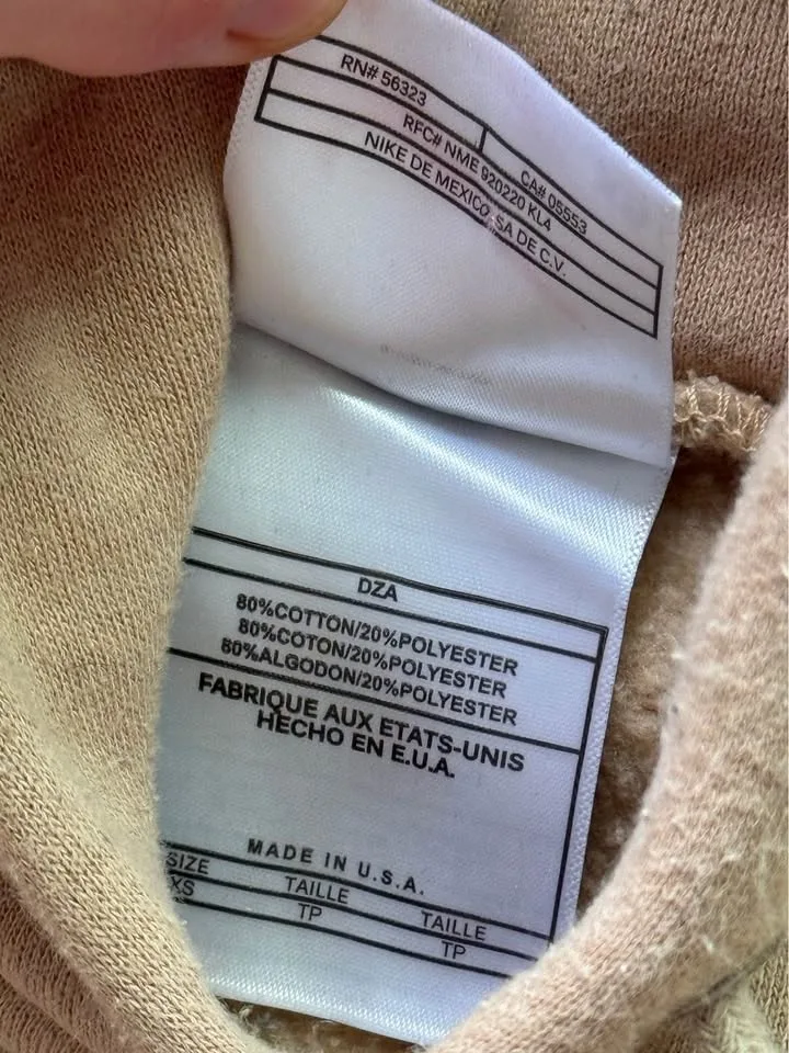 TRAVIS SCOTT Vintage Nike hoodie centre swoosh logo made in USA image indicator(3)