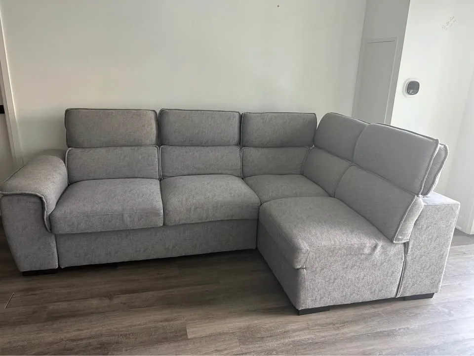 Sofa Cum Bed with folding Headrest and Ottoman image indicator(7)